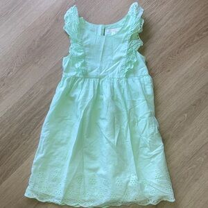 Jumping Beans Light Green Ruffle Dress